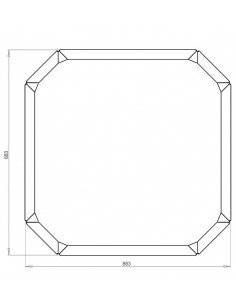 Boston højbed uden bund H40... 2