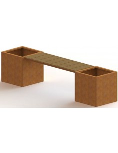 Miami Havebænk med bund...