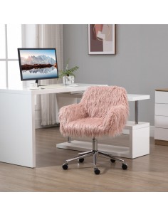 Kontorstol i plys H75 - 85... 2