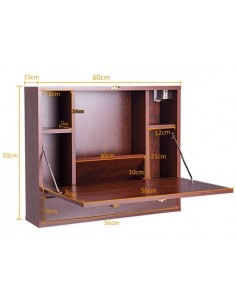 Væghængt skrivebord i... 2