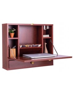 Væghængt skrivebord i...