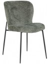 Darby spisebordsstol i polyester H85 cm - Sort/Grågrøn