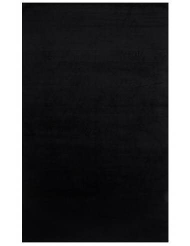 Se Tonga tæppe i viscose & polyester 300 x 200 cm - Sort hos Lepong.dk