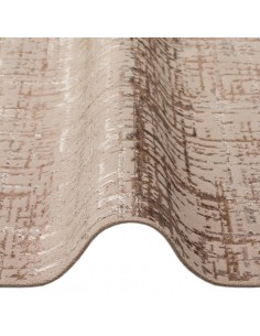 Løst tæppe brun bomuld 2