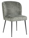 Fallon spisebordsstol i polyester H84 cm - Sort/Grågrøn
