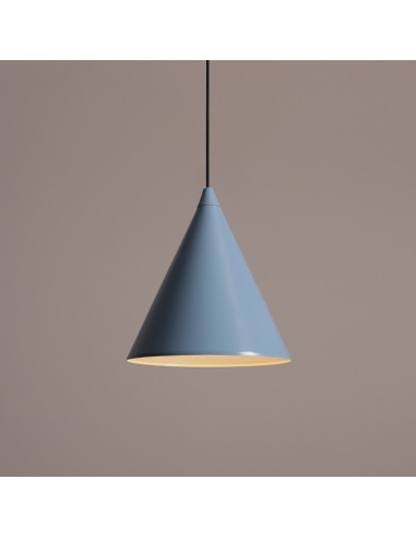 Billede af Form loftlampe i metal Ø24 cm 1 x E27 - Støvet blå
