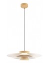 FARGO Loftlampe i aluminium Ø50 cm 1 x 16,5W SMD LED - Mat beige/Mat hvid