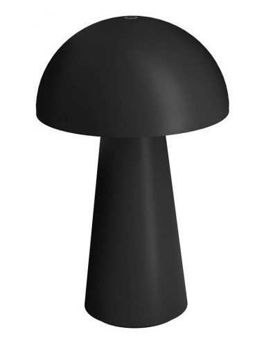 Billede af KIRA Trådløs udendørs bordlampe i ABS og polycarbonat H21,5 cm 1 x 1,7 - 4,7W SMD LED - Mat sort