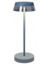 ILUNA Trådløs udendørs bordlampe i aluminium og polycarbonat H32 cm 1 x 2,5W SMD LED - Mat blå