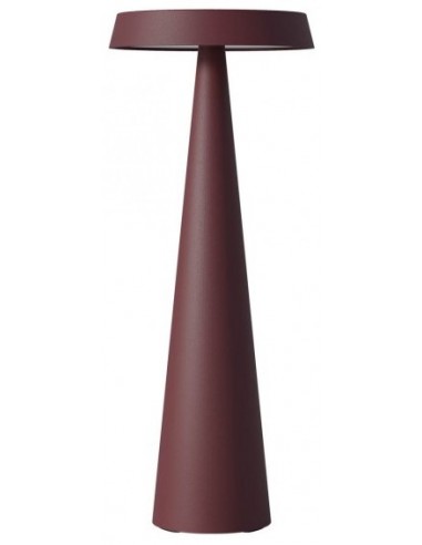 Billede af TAO Trådløs udendørs bordlampe i aluminium H30 cm 1 x 2,5W SMD LED - Mat rødlilla