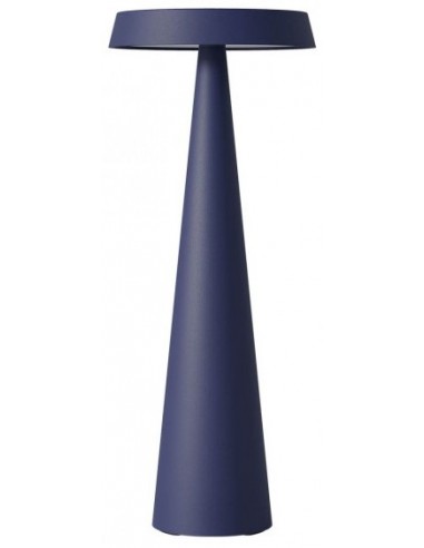Se TAO Trådløs udendørs bordlampe i aluminium H30 cm 1 x 2,5W SMD LED - Mat kobaltblå hos Lepong.dk