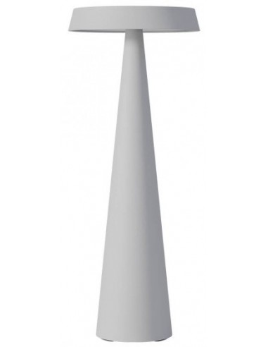 Billede af TAO Trådløs udendørs bordlampe i aluminium H30 cm 1 x 2,5W SMD LED - Mat hvid