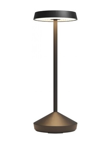 Se SOPHIE Trådløs udendørs bordlampe i aluminium H29,5 cm 1 x 2,2W SMD LED - Mat sort hos Lepong.dk
