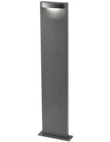 Se Polifemo Bedlampe i aluminium og polycarbonat H69,5 cm 1 x 8W SMD LED - Mat mørkegrå hos Lepong.dk