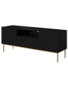 Nicole Tvbord i MDF og metal B150 cm - Guld/Sort