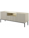 Nicole Tvbord i MDF og metal B150 cm - Sort/Cashmere