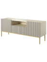 Nicole Tvbord i MDF og metal B150 cm - Guld/Cashmere