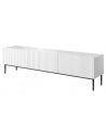 Nicole Tvbord i MDF og metal B200 cm - Sort/Hvid