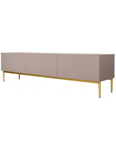 Billede af Nicole Tvbord i MDF og metal B200 cm - Guld/Rosa