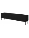 Nicole Tvbord i MDF og metal B200 cm - Sort/Sort