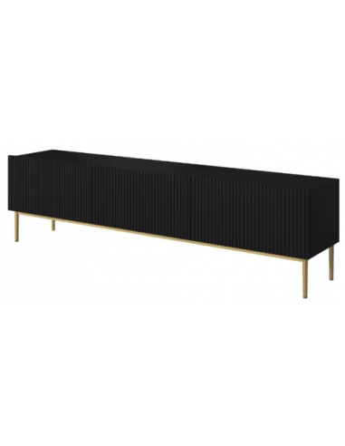 Billede af Nicole Tvbord i MDF og metal B200 cm - Guld/Sort