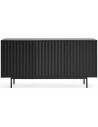 Sierra sideboard i metal og mdf finér B159 cm - Sort/Sort