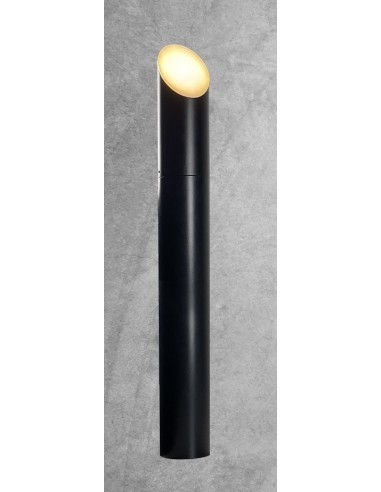 Se Saga Bedlampe i aluminium og plexiglas H60 cm 1 x GU10 - Antracit hos Lepong.dk