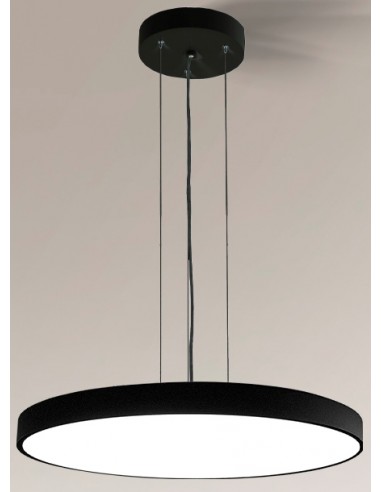 Billede af Nungo Loftlampe i aluminium og plexiglas Ø80 cm 55 x 0,72W LED - Mat sort
