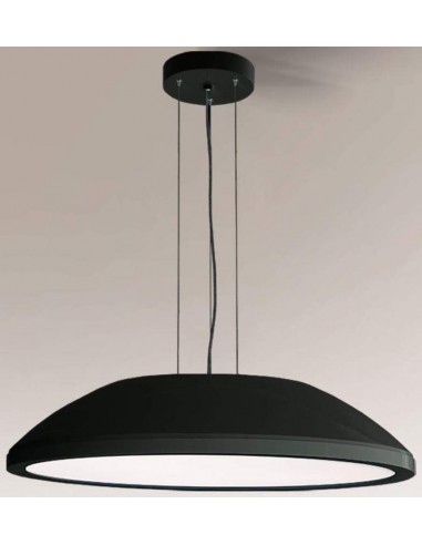 Billede af Wanto Loftlampe i aluminium og plexiglas Ø100 cm 12 x E27 - Sort
