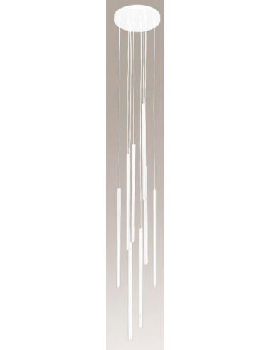 Billede af Kosame Loftlampe i aluminium Ø32 cm 8 x G9 - Hvid