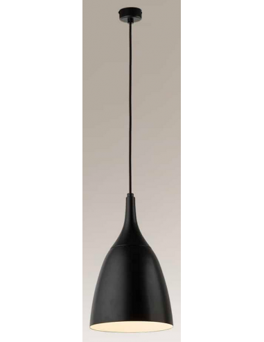 Billede af Nagoje Loftlampe i aluminium Ø19 cm 1 x E27 - Sort