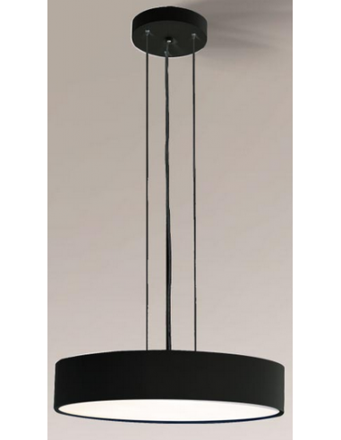 Billede af Bungo Loftlampe i aluminium og plexiglas Ø40 cm 3 x E27 - Sort/Hvid