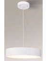 Bungo Loftlampe i aluminium og plexiglas Ø65 cm 7 x E27 - Hvid