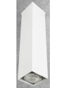 Toda påbygningsspot i aluminium H28 cm 1 x GU10 - Hvid