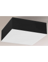 Tottori Plafond i aluminium og plexiglas 10 x 10 cm 1 x 10W LED - Sort/Hvid