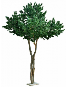 Stort kunstigt fyrretræ...