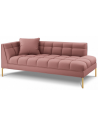 Karoo højrevendt daybed i polyester B185 cm - Guld/Pink