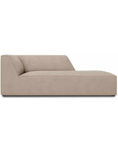 Ruby højrevendt daybed i polyester B181 cm - Mørk beige