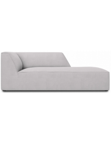 Se Ruby højrevendt daybed i polyester B181 cm - Lysegrå hos Lepong.dk