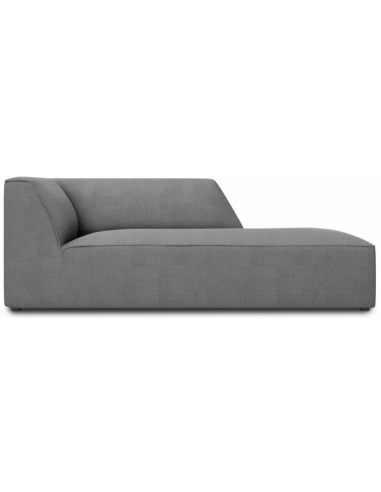 Ruby højrevendt daybed i polyester B181 cm - Grå