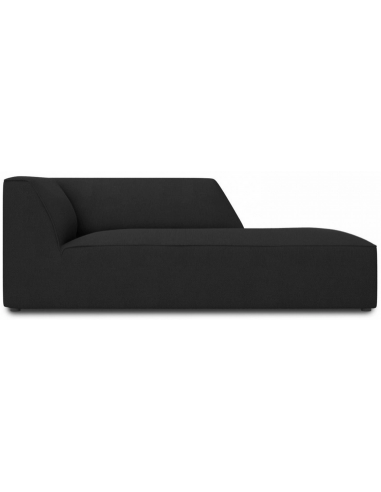 Ruby højrevendt daybed i polyester B181 cm - Sort