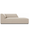 Ruby højrevendt daybed i velour B181 cm - Beige