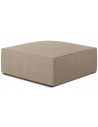 Ruby puf til sofa i polyester 93 x 93 cm - Mørk beige