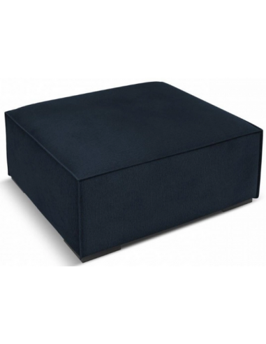 Agawa puf til sofa i polyester 100 x 100 cm - Mørkeblå
