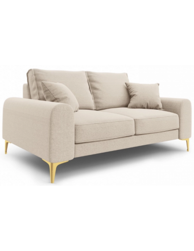 Larnite 2-personers sofa i polyester B172 cm – Guld/Beige