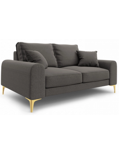 Larnite 2-personers sofa i polyester B172 cm – Guld/Mørkegrå