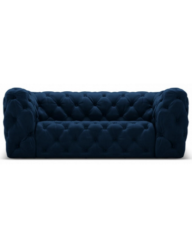 Iggy 2-personers sofa i velour B180 cm – Blå