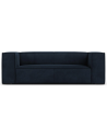 Agawa 2-personers sofa i polyester B211 cm - Sort/Mørkeblå