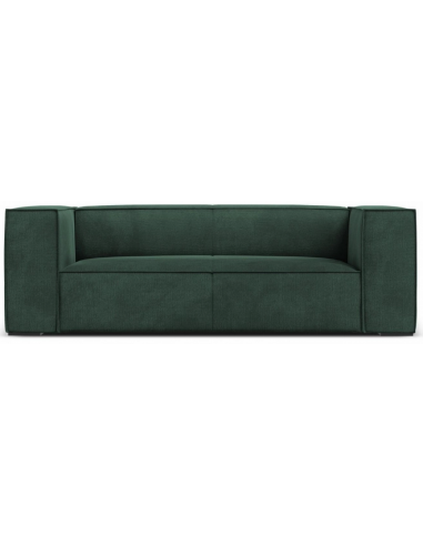 Agawa 2-personers sofa i polyester B211 cm – Sort/Grøn