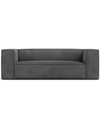 Agawa 2-personers sofa i polyester B211 cm – Sort/Grå